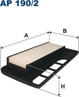 Filtron AP190/2 - Gaisa filtrs autodraugiem.lv