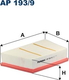 Filtron AP 193/9 - Gaisa filtrs autodraugiem.lv