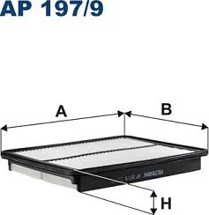 Filtron AP 197/9 - Gaisa filtrs autodraugiem.lv