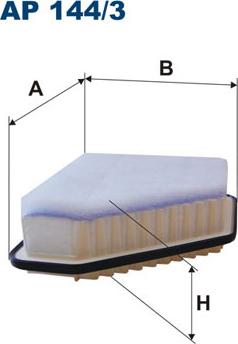 Filtron AP144/3 - Gaisa filtrs autodraugiem.lv