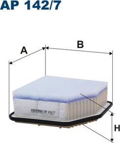 Filtron AP142/7 - Gaisa filtrs autodraugiem.lv