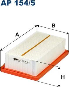Filtron AP 154/5 - Gaisa filtrs autodraugiem.lv