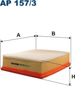 Filtron AP157/3 - Gaisa filtrs autodraugiem.lv