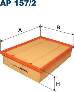 Filtron AP157/2 - Gaisa filtrs autodraugiem.lv