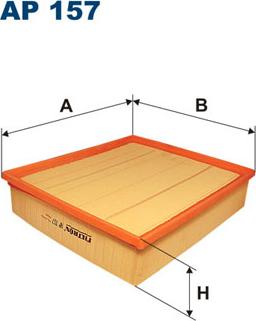 Filtron AP157 - Gaisa filtrs autodraugiem.lv