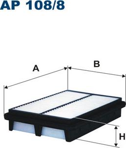 Filtron AP108/8 - Gaisa filtrs autodraugiem.lv