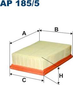 Filtron AP185/5 - Gaisa filtrs autodraugiem.lv