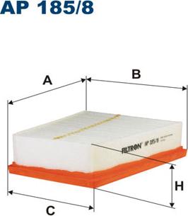 Filtron AP185/8 - Gaisa filtrs autodraugiem.lv