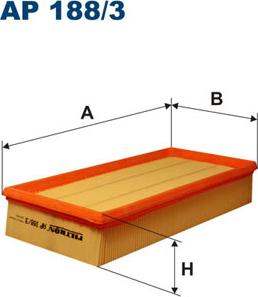 Filtron AP188/3 - Gaisa filtrs autodraugiem.lv