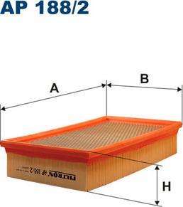 Filtron AP188/2 - Gaisa filtrs autodraugiem.lv