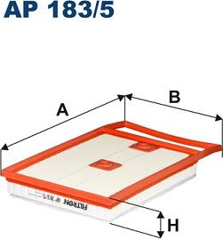 Filtron AP183/5 - Gaisa filtrs autodraugiem.lv