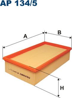 Filtron AP134/5 - Gaisa filtrs autodraugiem.lv