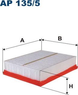 Filtron AP135/5 - Gaisa filtrs autodraugiem.lv
