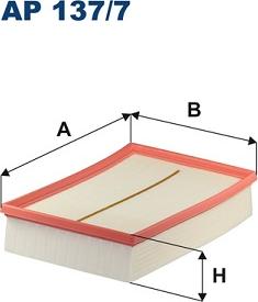 Filtron AP 137/7 - Gaisa filtrs autodraugiem.lv