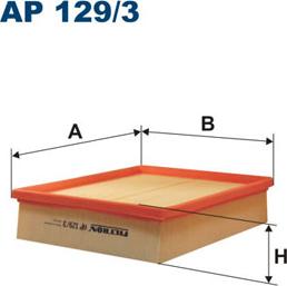 Filtron AP129/3 - Gaisa filtrs autodraugiem.lv