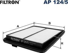 Filtron AP 124/5 - Gaisa filtrs autodraugiem.lv