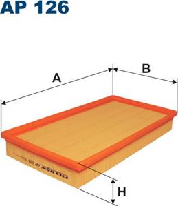 Filtron AP126 - Gaisa filtrs autodraugiem.lv