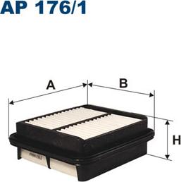 Filtron AP176/1 - Gaisa filtrs autodraugiem.lv