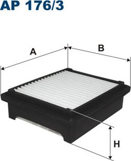 Filtron AP176/3 - Gaisa filtrs autodraugiem.lv
