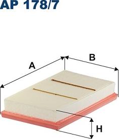 Filtron AP 178/7 - Gaisa filtrs autodraugiem.lv