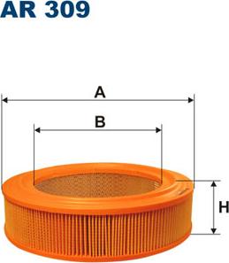Filtron AR309 - Gaisa filtrs autodraugiem.lv