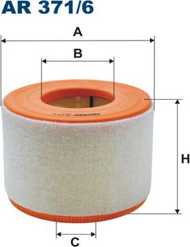 Filtron AR371/6 - Gaisa filtrs autodraugiem.lv