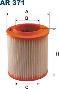 Filtron AR371 - Gaisa filtrs autodraugiem.lv