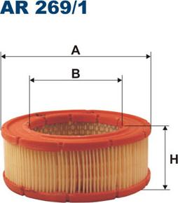 Filtron AR269/1 - Gaisa filtrs autodraugiem.lv