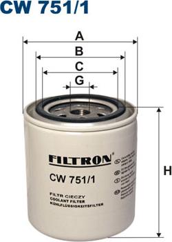Filtron CW751/1 - Dzesēšanas šķidruma filtrs autodraugiem.lv