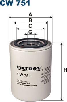 Filtron CW751 - Фильтр охлаждающей жидкости autodraugiem.lv