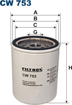 Filtron CW753 - Dzesēšanas šķidruma filtrs autodraugiem.lv