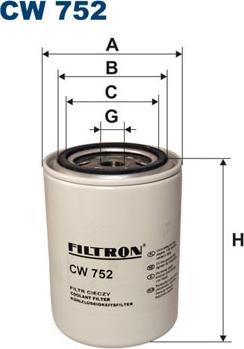 Filtron CW752 - Фильтр охлаждающей жидкости autodraugiem.lv