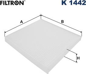 Filtron K 1442 - Filtrs, Salona telpas gaiss autodraugiem.lv