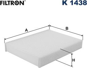 Filtron K 1438 - Filtrs, Salona telpas gaiss autodraugiem.lv