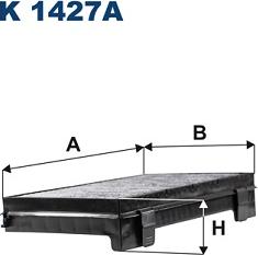 Filtron K 1427A - Filtrs, Salona telpas gaiss autodraugiem.lv