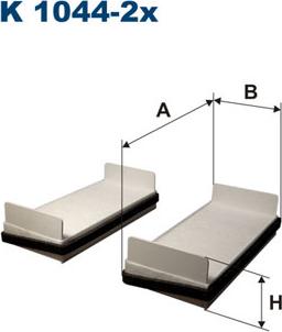 Filtron K1044-2x - Filtrs, Salona telpas gaiss autodraugiem.lv