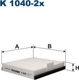 Filtron K1040-2x - Filtrs, Salona telpas gaiss autodraugiem.lv