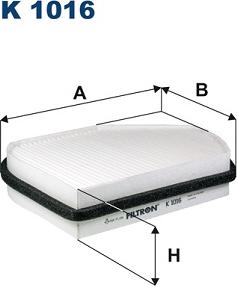 Filtron K1016 - Filtrs, Salona telpas gaiss autodraugiem.lv