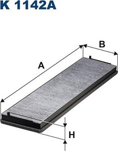 Filtron K 1142A - Filtrs, Salona telpas gaiss autodraugiem.lv