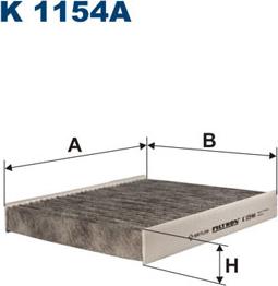 Filtron K1154A - Filtrs, Salona telpas gaiss autodraugiem.lv