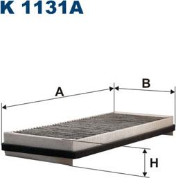 Filtron K1131A - Filtrs, Salona telpas gaiss autodraugiem.lv