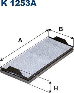 Filtron K1253A - Filtrs, Salona telpas gaiss autodraugiem.lv