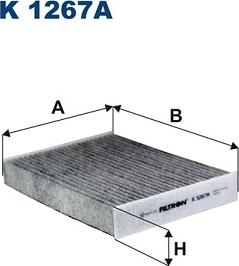 Filtron K1267A - Filtrs, Salona telpas gaiss autodraugiem.lv