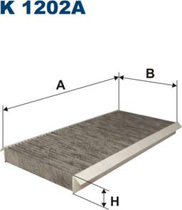 Filtron K1202A - Filtrs, Salona telpas gaiss autodraugiem.lv