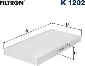 Filtron K1202 - Filtrs, Salona telpas gaiss autodraugiem.lv