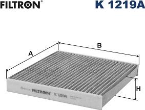 Filtron K 1219A - Filtrs, Salona telpas gaiss autodraugiem.lv