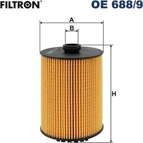 Filtron OE 688/9 - Eļļas filtrs autodraugiem.lv