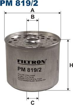 Filtron PM819/2 - Degvielas filtrs autodraugiem.lv
