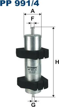 Filtron PP991/4 - Degvielas filtrs autodraugiem.lv