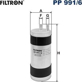 Filtron PP 991/6 - Degvielas filtrs autodraugiem.lv